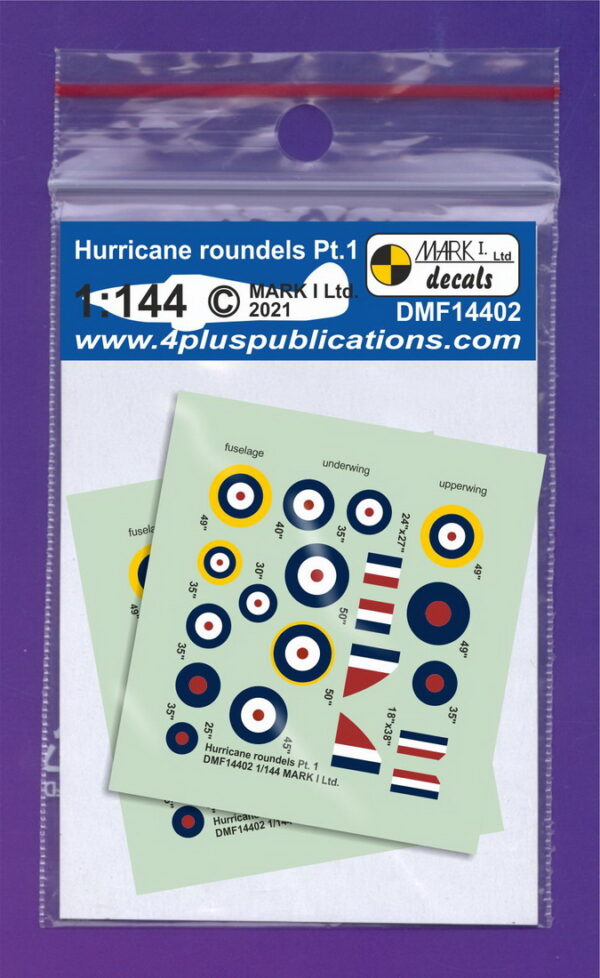 [DMF14402] Hurricane znaky Typ A, A1, B (1.díl)
