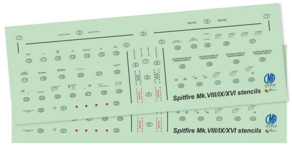 [DMK7203] Spitfire Mk.VIII/IX/XVI popisky - Image 2