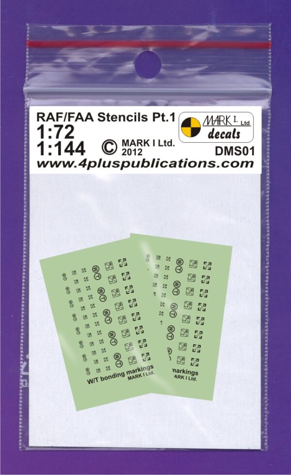 [DMS01] RAF/FAA popisky (1. díl)