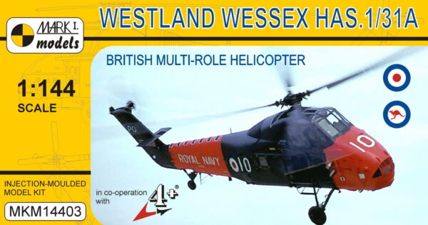 [MKM144003] Westland Wessex HAS.1/HAS.31A ,Britský víceúčelový vrtulník'
