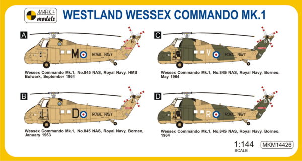 [MKM144026] Westland Wessex Commando Mk.1 ,Útočný vrtulník' - Image 2