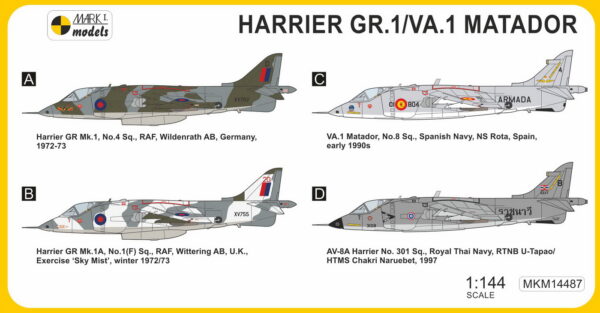 [MKM144087] Harrier GR.1/GR.1A/VA.1 Matador ,VTOL/STOL' - Image 2