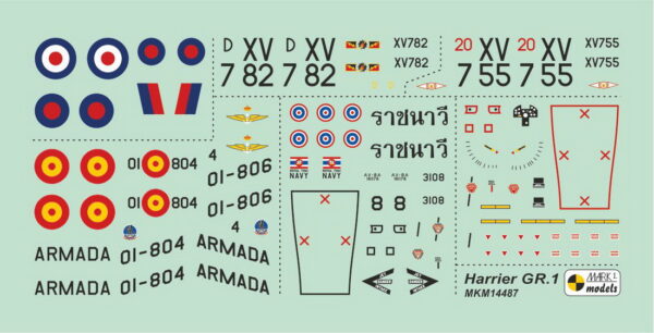 [MKM144087] Harrier GR.1/GR.1A/VA.1 Matador ,VTOL/STOL' - Image 3