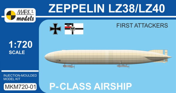 [MKM720-01] Zeppelin třídy P LZ38/LZ40 'První útočníci'