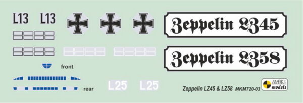 [MKM720-03] Zeppelin P-class LZ45/LZ58 ‘Naval Raiders’ - Image 3