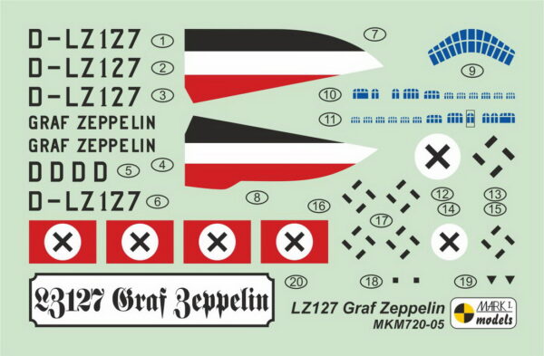 [MKM720-05] Zeppelin LZ127 ‘Graf Zeppelin’ - Image 3