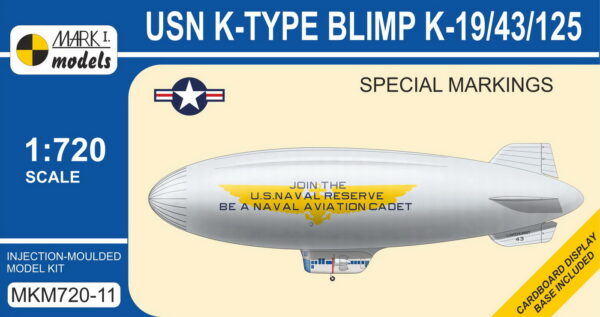 [MKM720-11] Typ K Blimp (K-19/43/125) 'Speciální markingy'