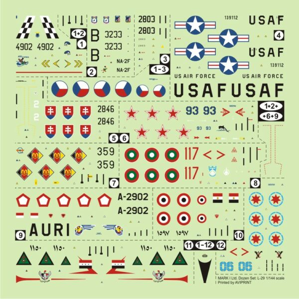[MKD144007] Aero L-29 Delfin C&M + 1/144 decals - Image 3