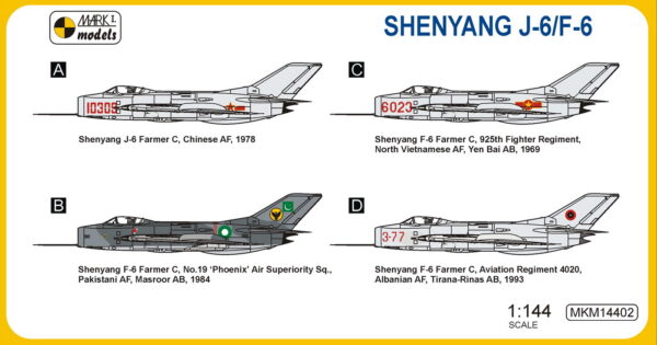 [MKM144002] Šenjang J-6/F-6 ,Čínský nadzvukový stíhač’ - Image 2