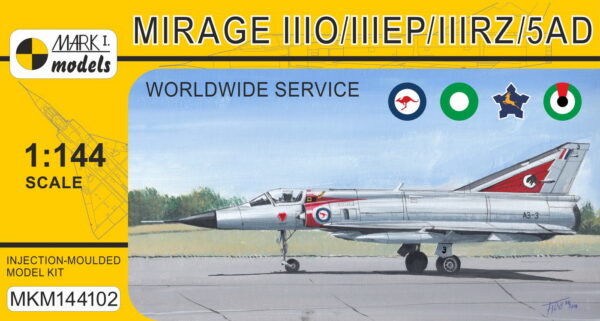 [MKM144102] Mirage IIIO/EP/RZ/5AD ,V celosvětové službě'