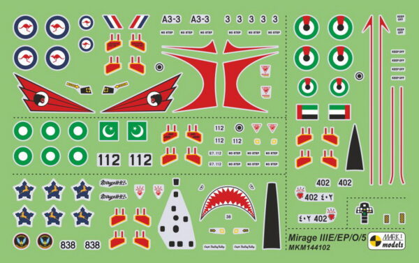 [MKM144102] Mirage IIIO/EP/RZ/5AD ,V celosvětové službě' - Image 3