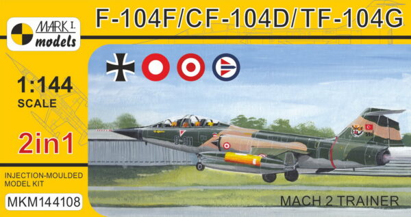 [MKM144108] F-104F/CF-104D/TF-104G ,Dvoumachový cvičný letoun'