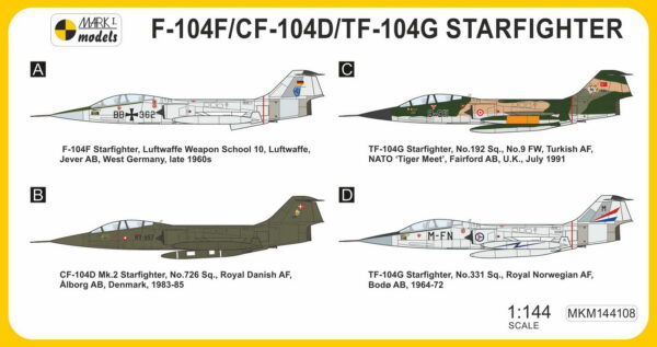 [MKM144108] F-104F/CF-104D/TF-104G ,Dvoumachový cvičný letoun' - Image 2