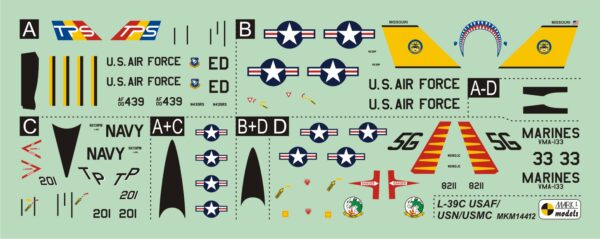 [MKM144012] Aero L-39C/ZO Albatros ‘In USAF, USN & USMC Colours’ - Image 3