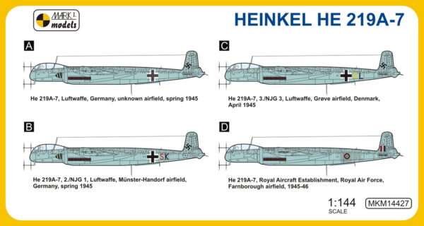 [MKM144027] Heinkel He 219A-7 Uhu 'Noční stíhač' - Image 2