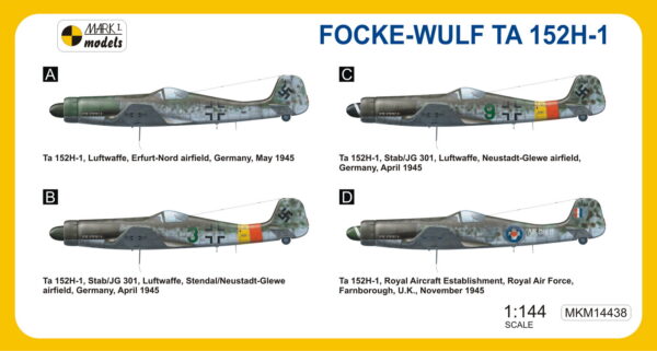 [MKM144038] Focke-Wulf Ta 152H-1 ,Výškový stíhač' - Image 2