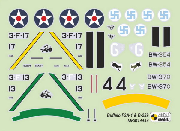 [MKM144044] F2A-1 Buffalo/B-239 ,Počáteční verze' - Image 3