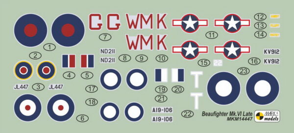 [MKM144047] Bristol Beaufighter Mk.VI pozdější verze ,VOP se vzepětím' - Image 3