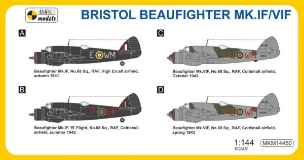[MKM144050] Bristol Beaufighter Mk.IF/VIF ,68. peruť RAF’ - Image 2
