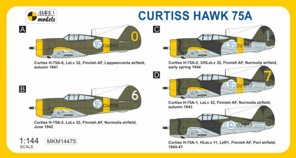 [MKM144075] Curtiss Hawk 75A ,Ilmavoimat‘ - Image 2