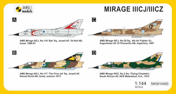 [MKM144093] Mirage IIICJ/CZ ,Dvoumachový bojovník' - Image 2