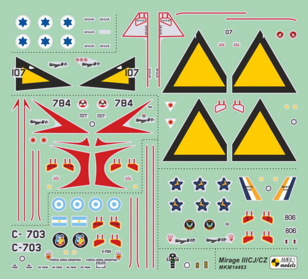 [MKM144093] Mirage IIICJ/CZ ,Dvoumachový bojovník' - Image 3