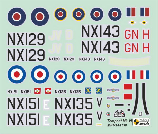 [MKM144138L] Hawker Tempest F.6 ,Operace na Středním východě‘ - Image 3