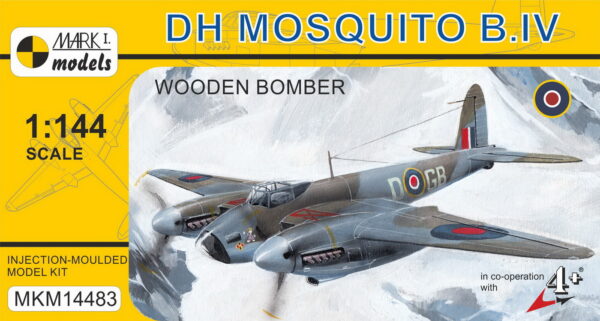 [MKM144083] DH Mosquito B.IV ‚Dřevěný bombardér‘