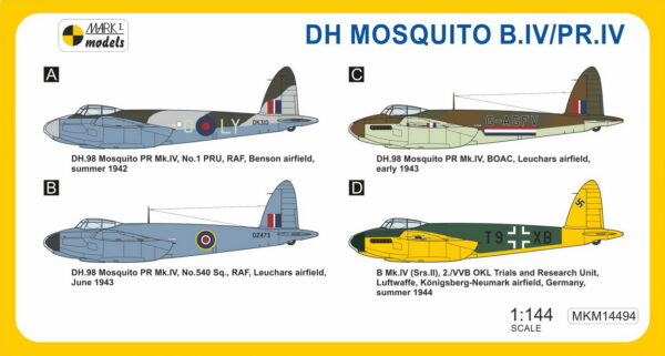 [MKM144094] DH Mosquito PR.IV/B.IV ‚Speciální kabáty‘ - Image 2