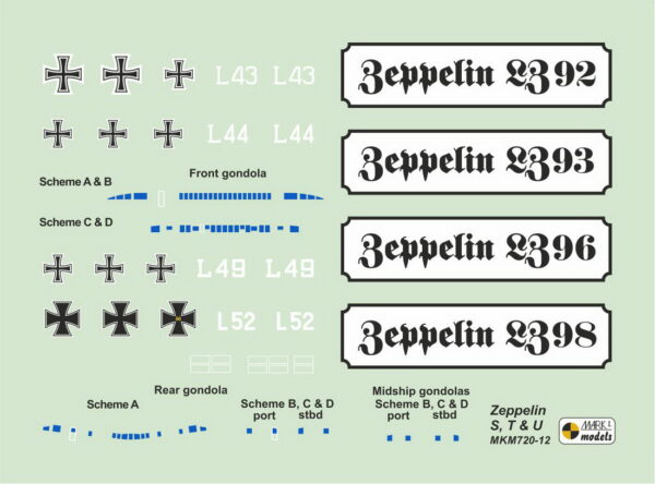 [MKM720-12] Zeppelin třídy S, T & U 'Pokořitel výšek' - Image 3