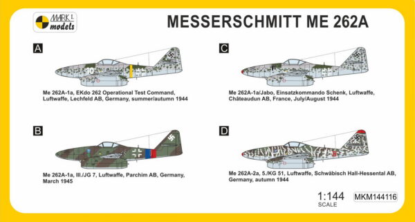 [MKM144116] Messerschmitt Me 262A-1 ,Proudový stíhač/bombardér' - Image 2