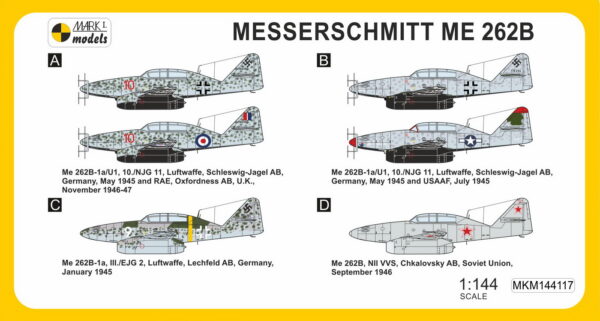 [MKM144117] Messerschmitt Me 262B ,Noční stíhač' - Image 2