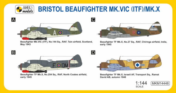 [MKM144048] Bristol  Beaufighter Mk.VIC (ITF) & TF Mk.X ,Torpédový stíhač’ - Image 2