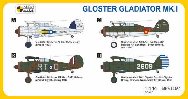 [MKM144052] Gloster Gladiator Mk.I 'Poslední stíhací dvouplošník’ - Image 2