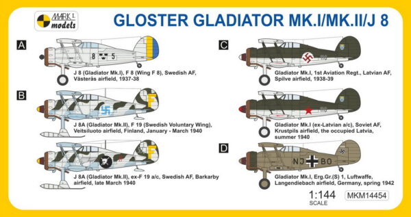 [MKM144054] Gloster Gladiator Mk.I/II/J 8 ‚Zahraniční služba‘ - Image 2