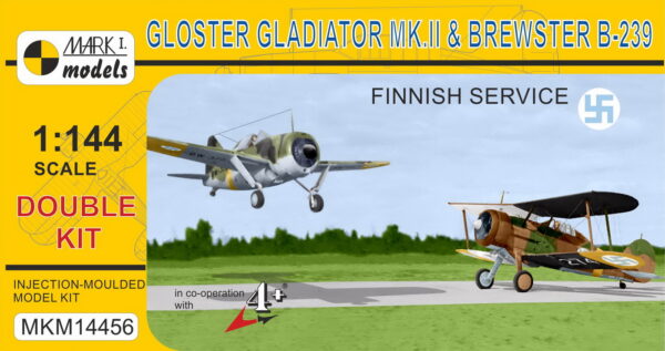 [MKM144056] Gladiator Mk.II & Brewster B-239 ‘In Finnish Air Force’