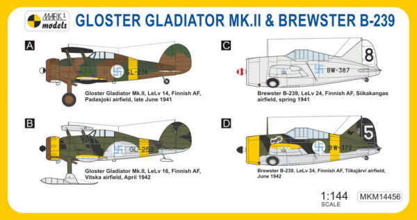 [MKM144056] Gladiator Mk.II & Brewster B-239 ‘In Finnish Air Force’ - Image 2