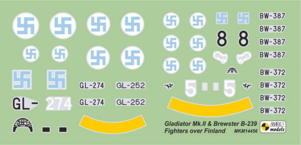 [MKM144056] Gladiator Mk.II & Brewster B-239 ‘In Finnish Air Force’ - Image 3