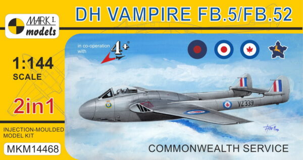 [MKM144068] DH Vampire FB.5/FB.52 ,Commonwealth'