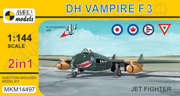 [MKM144097] DH Vampire F.3 ,Proudový stíhač'