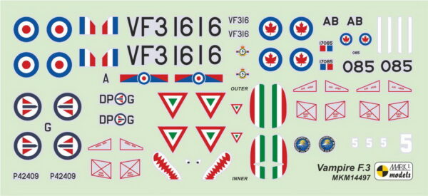 [MKM144097] DH Vampire F.3 ,Proudový stíhač' - Image 3