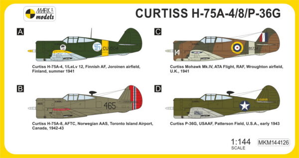 [MKM144126] Curtiss H-75A-4/A-8/P-36G ‚Poslední Hawky‘ - Image 2