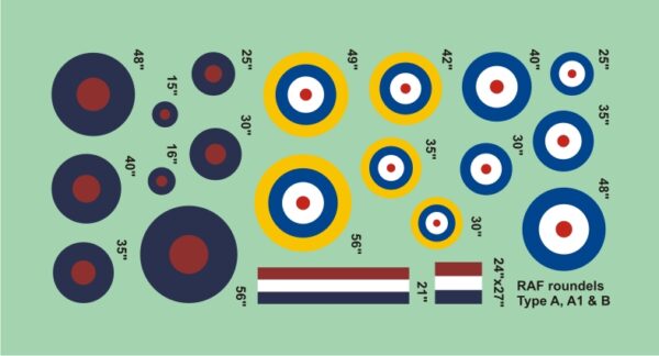 [DMK14404] RAF znaky Typ A, A1, B - Image 2