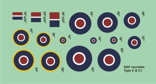 [DMK14405] RAF znaky Typ C, C1 - Image 2