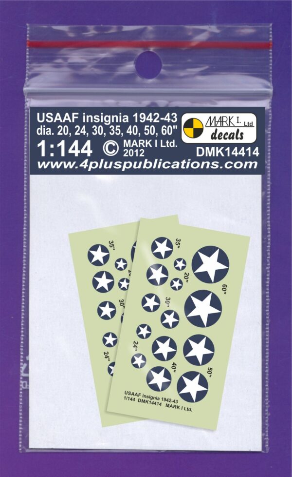 [DMK14414] USAAF výsostné znaky 1942-43