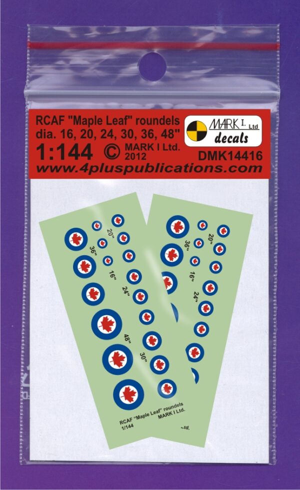 [DMK14416] RCAF výsostné znaky Maple Leaf