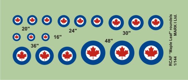 [DMK14416] RCAF výsostné znaky Maple Leaf - Image 2