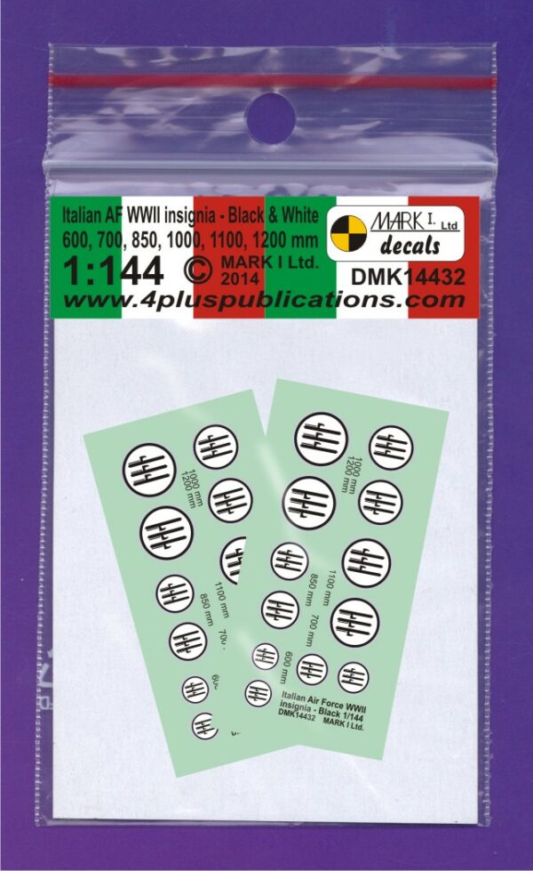 [DMK14432] Italské výsostné znaky 2. sv.v. - černé & bílé