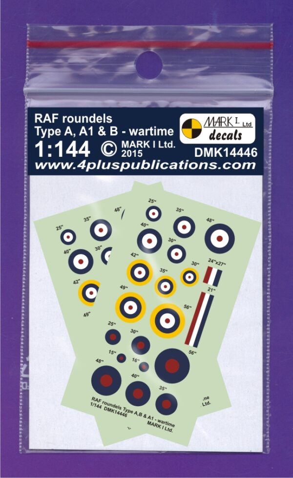 [DMK14446] RAF 2. sv.v. znaky Typ A, A1, B