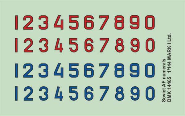 [DMK14465] Soviet AF numerals - Image 2